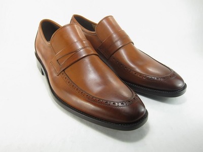 Hot Sale Men's Hand Stitch Brown Shoes, Moccasin Loafer Leather Formal Shoes