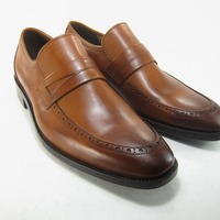 Hot Sale Men's Hand Stitch Brown Shoes, Moccasin Loafer Leather Formal Shoes - Thumbnail 1