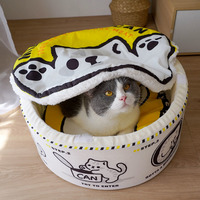 Yellow & Orange Japanese Canned Food Cats Dogs Pets Beds House - Thumbnail 1
