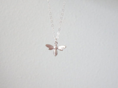 Little silver bee on sterling silver chain 