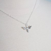 Little silver bee on sterling silver chain  - Thumbnail 2