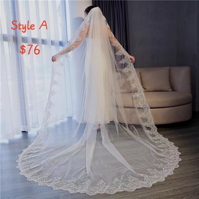 Sp1670,sweet wedding veil,different style wedding veil(contact customer change the price for style)