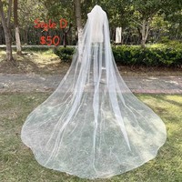 SP1670,Sweet Wedding Veil,Different Style Wedding Veil(Contact customer change the price for style) - Thumbnail 3