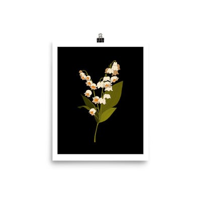 Lily of the valley print 