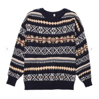 90s KNITTED SWEATER - Thumbnail 1