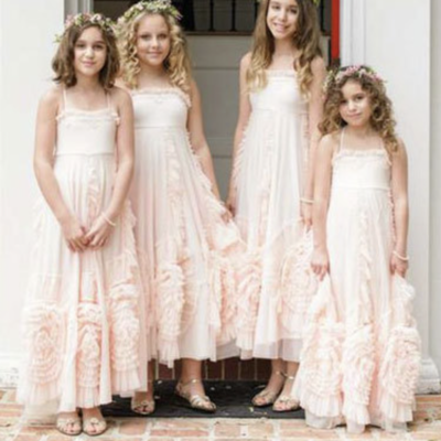 Flower girl dresses for wedding party wd00 - Thumbnail 3
