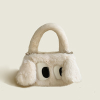 Fluffy Cartoon Hand Bag - Thumbnail 1