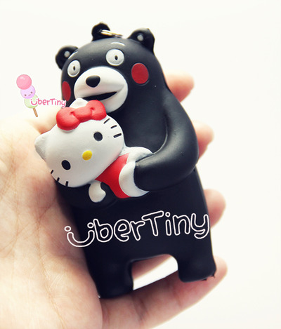Rare Limited HK x Kumamon Bear Squishy (licensed)