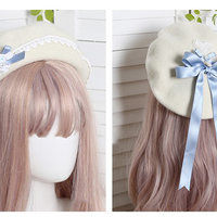 Cute Fall Autumn Winter Cinnamoroll My Melody Kuromi Sanrio Mascot Beret Hat - Thumbnail 1