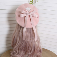 Cute Fall Autumn Winter Cinnamoroll My Melody Kuromi Sanrio Mascot Beret Hat - Thumbnail 5
