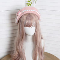 Cute Fall Autumn Winter Cinnamoroll My Melody Kuromi Sanrio Mascot Beret Hat - Thumbnail 4