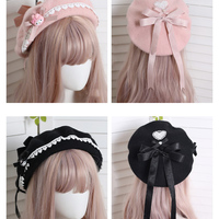 Cute Fall Autumn Winter Cinnamoroll My Melody Kuromi Sanrio Mascot Beret Hat - Thumbnail 7