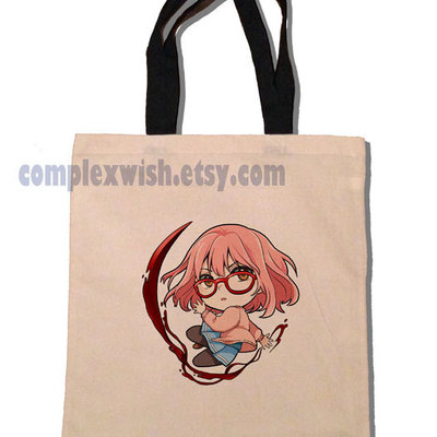 Kyoukai no kanata cotton tote - mirai - Thumbnail 5
