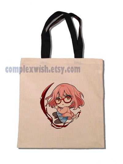 Kyoukai no Kanata cotton tote - Mirai