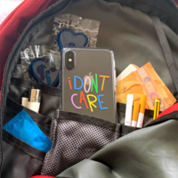 Free Shipping-"I DON'T CARE" PHONE CASE - Thumbnail 3