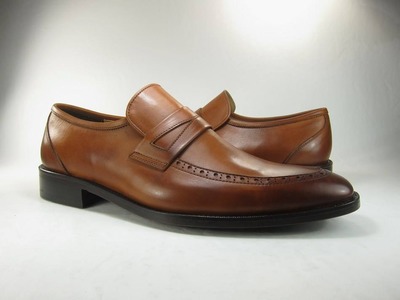 Handmade Brown Leather Moccasin Wedding Shoes