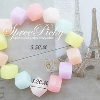 Pastel Cute Girly Candy Multicolor Diamonds Bracelet free ship SP130289 - Thumbnail 1