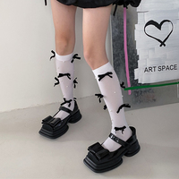 Japanese Sexy Bow Transparent Tights Stockings Socks - Thumbnail 5