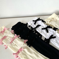 Japanese Sexy Bow Transparent Tights Stockings Socks - Thumbnail 9