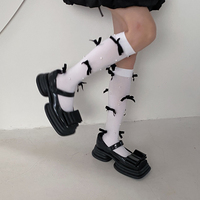 Japanese Sexy Bow Transparent Tights Stockings Socks - Thumbnail 4