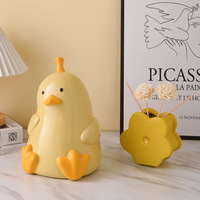 Cute duck ceramic tissue box - Thumbnail 2
