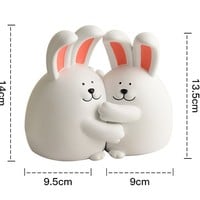 1 Pair Cute Bug Rabbit Bookstop Cabinet Craft Decoration - Thumbnail 4