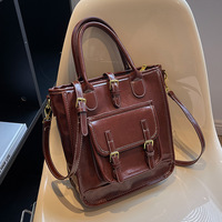 Vintage Leather Handbag - Thumbnail 4