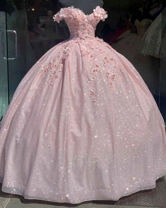 Sweetheart Quinceanera Dress Blush Pink Beaded Sweet 16 Dress Ball Gown  Y529