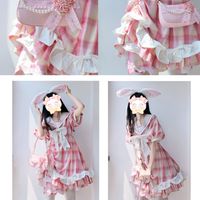 Sweet Heart Dream Rose Flower Shoulder White & Pink Underarm Bag - Thumbnail 6