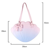 Sweet Girl Fairy Rainbow Mermaid Seashell Shoulder Bag - Thumbnail 7
