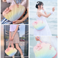 Sweet Girl Fairy Rainbow Mermaid Seashell Shoulder Bag - Thumbnail 4