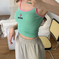 Smiley Apple Striped Cami Top - Thumbnail 3