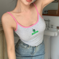 Smiley Apple Striped Cami Top - Thumbnail 1