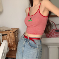 Smiley Apple Striped Cami Top - Thumbnail 6