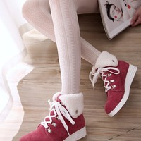 New warm plush snow boots short boots - Thumbnail 2