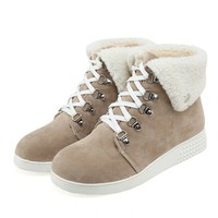 New warm plush snow boots short boots - Thumbnail 8