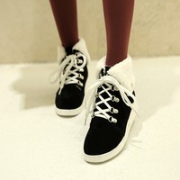 New warm plush snow boots short boots - Thumbnail 5