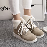 New warm plush snow boots short boots - Thumbnail 6