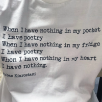 Free Shipping-I HAVE POETRY TEE - Thumbnail 1