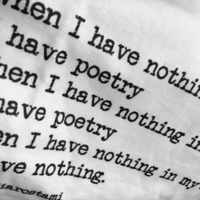 Free Shipping-I HAVE POETRY TEE - Thumbnail 4
