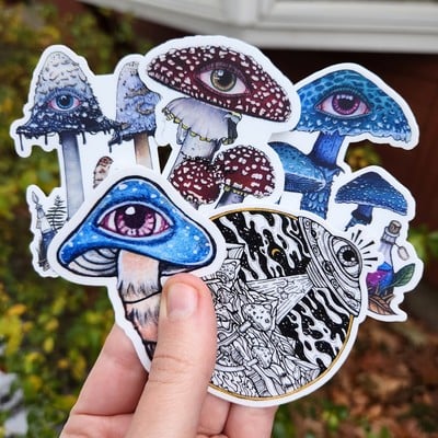 "mushroom" sticker pack 