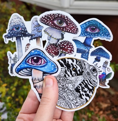 "Mushroom" Sticker Pack 