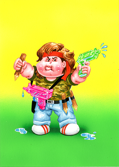 Equipped EDGAR / Combatin' COREY Final Art - Horrorible Kids - Series 7 2022