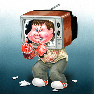 Mockin' stu / mad matthew final art - horrorible kids - series 7 2022