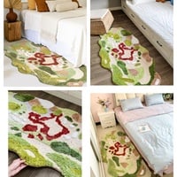 Forest Home Deam Garden Nature Plant Soft Mat Moss Rugs Carpets Decor - Thumbnail 5