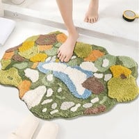 Forest Home Deam Garden Nature Plant Soft Mat Moss Rugs Carpets Decor - Thumbnail 8