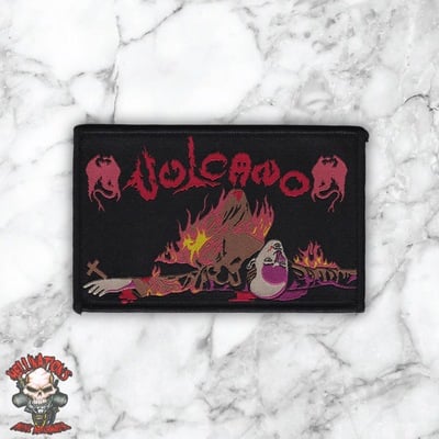 Vulcano woven patches