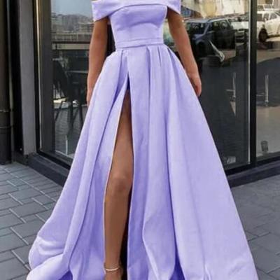 A line strapless lilac party sweet 16 dress prom dress
