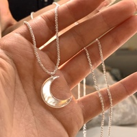 Wandering Moon in the Night Sky Necklaces Pendants - Thumbnail 7