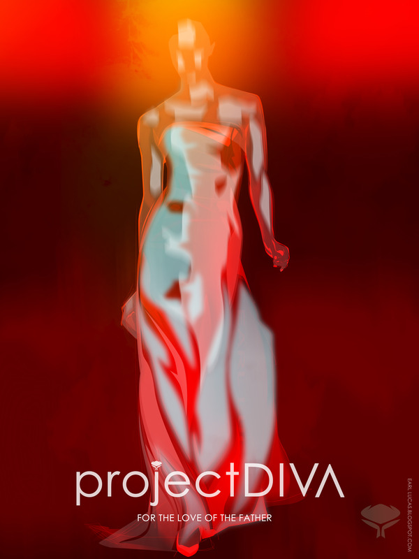 Glow DIVA - 24x36 poster